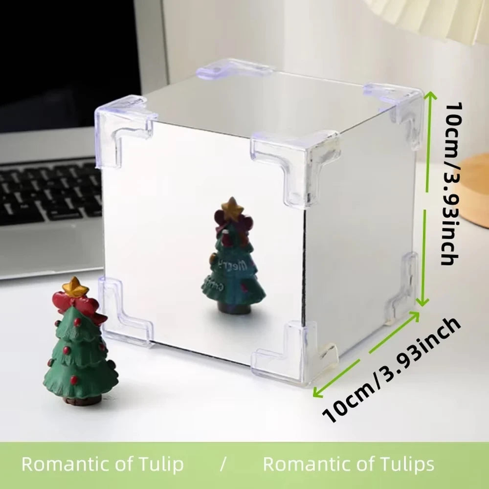 DIY Tulip Flower Cube Night Light-Complete Kit For Room Decor,Perfect Bierthday Gift For Couples